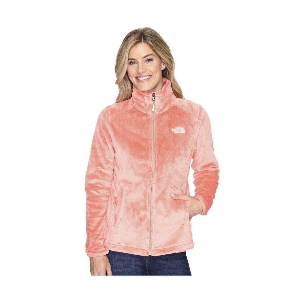 The North Face Osito 2 Full Zip Fleece Jacket Frosted Orange Coral Womens M READ - Picture 12 of 12